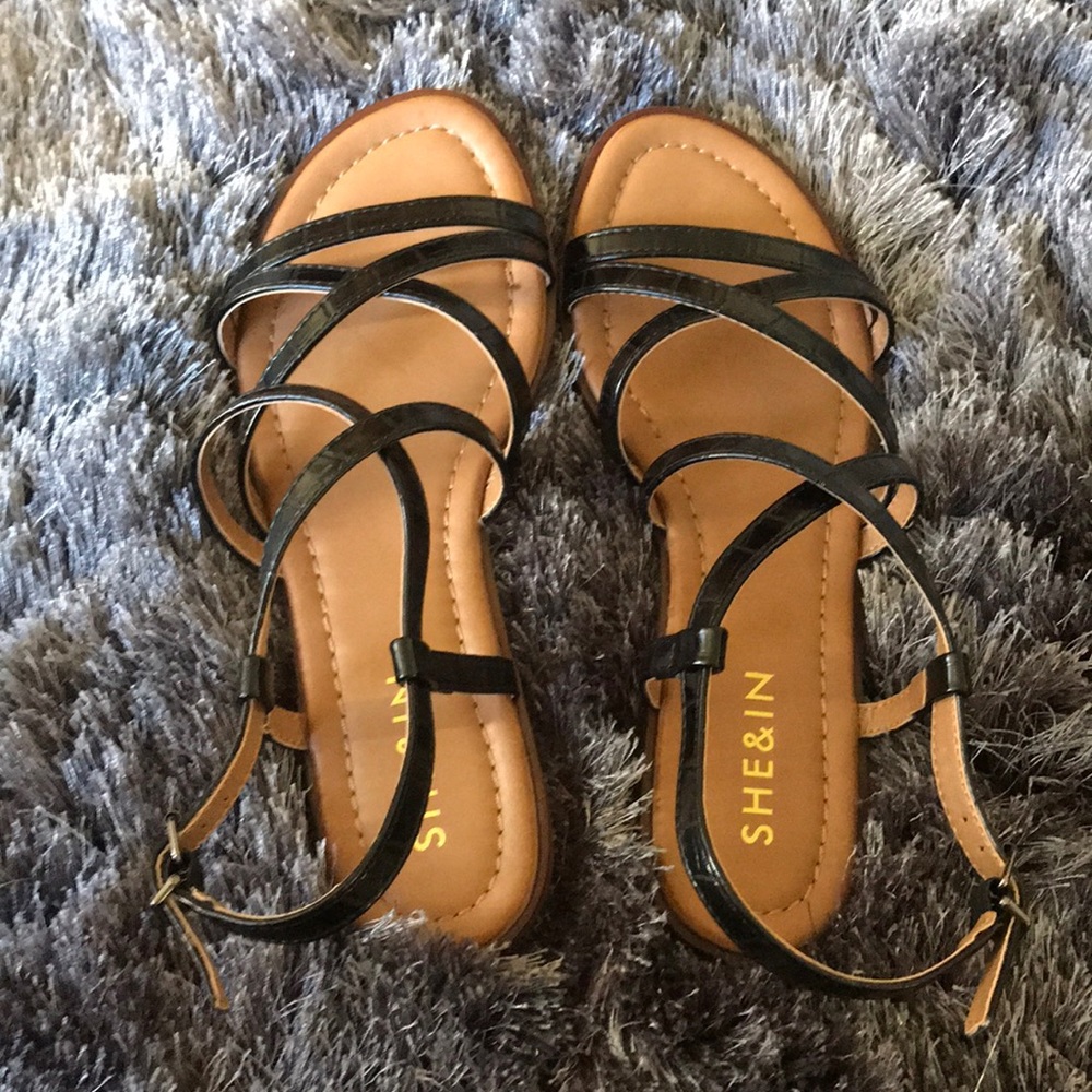 Black Shein Sandals